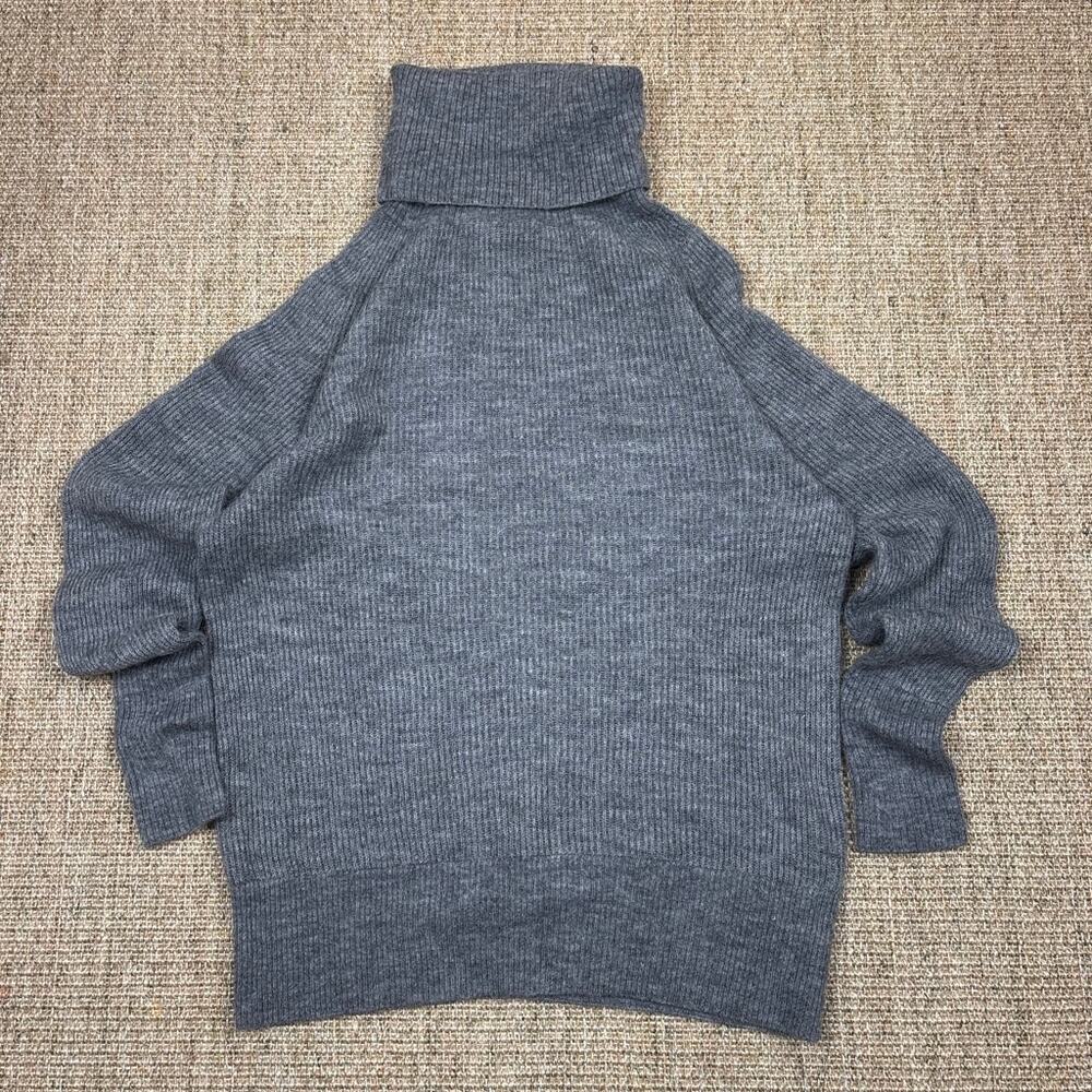 🩶✨ Quince Wool Alpaca Turtleneck Sweater | Medium | Heather Gray
